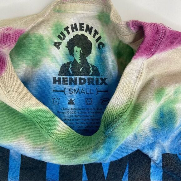 Jimi Hendrix Tie-Dye Short Sleeve Tee Size Small - Picture 3 of 4